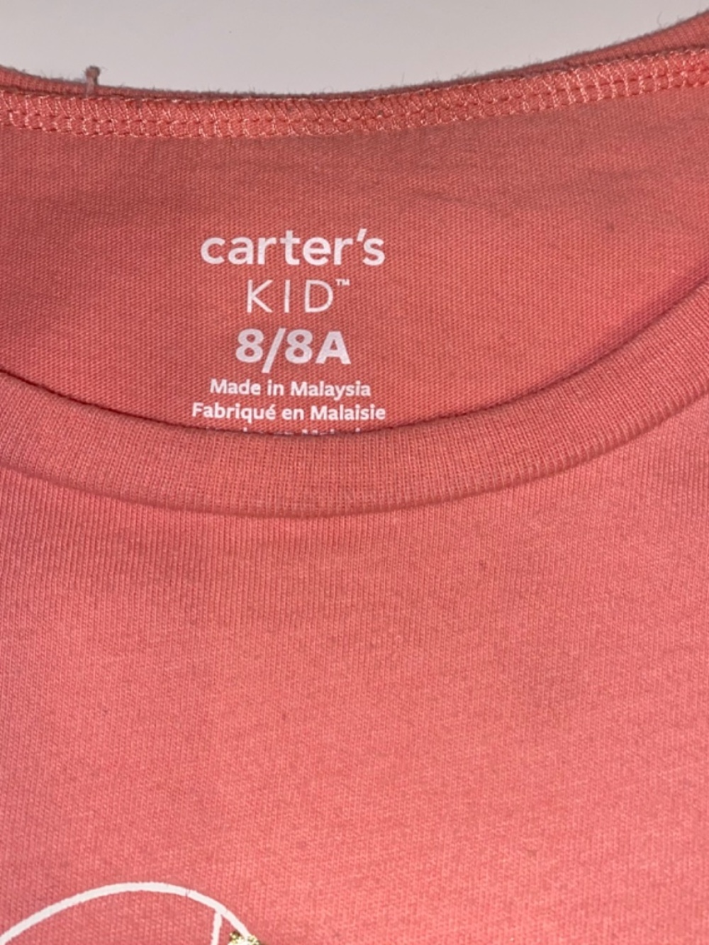 Carter’s Girls Size 8 Ballet Dance Graphic Tee - Picture 2 of 3